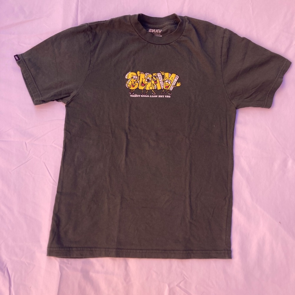 Olive Green Vans Tee